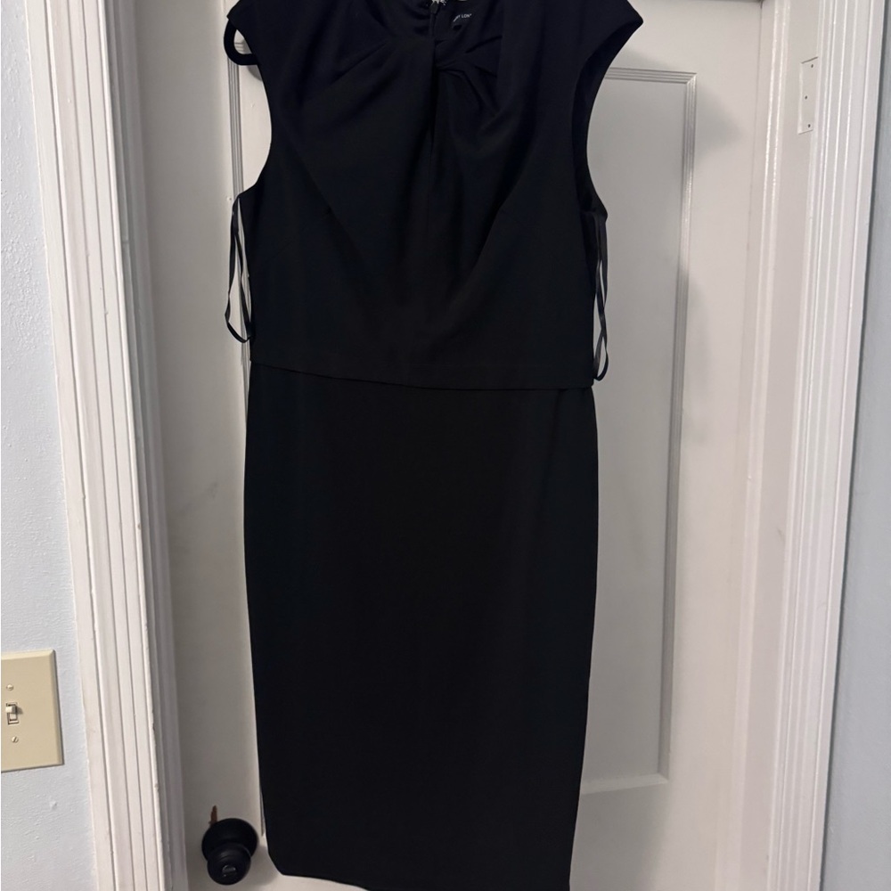 Maggy London Black Midi Dress